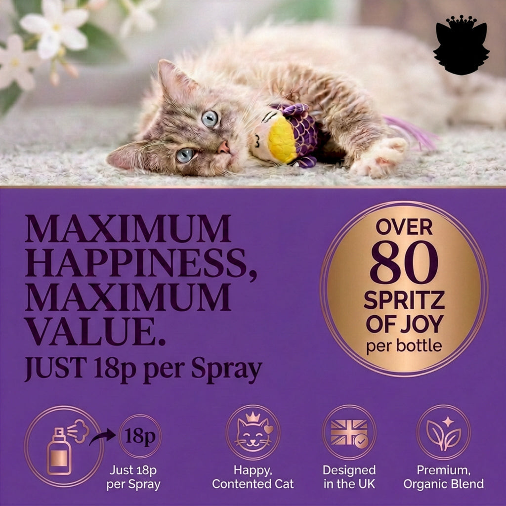 Royal Elixir Catnip Spray, around 80 sprays per 60ml bottle