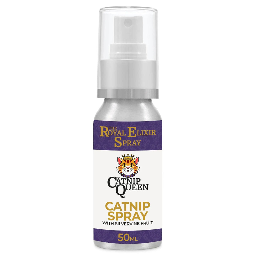 The Designer Clutch & Elixir Duo Bundle - Catnip Toy plus Catnip & Silvervine Spray 60ml.
