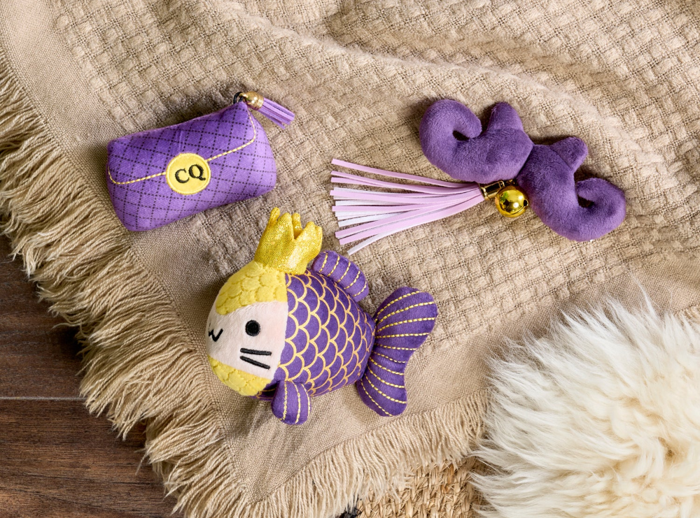 The Catnip Queen's Collection - 3 Luxury Catnip Toys for Cats - Extra Fancy Catnip with Silvervine