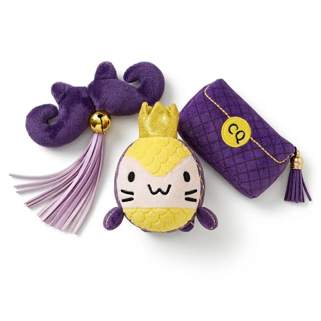 The Catnip Queen's Collection - 3 Luxury Catnip Toys for Cats - Extra Fancy Catnip with Silverine.